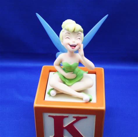 little tinkerbell in small box painted metal|Disney Tinker Bell Enchanted Moments Hand.